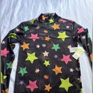 BP. Be Proud by BP Mesh Turtleneck Top, Sz S